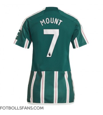 Manchester United Mason Mount #7 Replika Bortatröja Damer 2023-24 Kortärmad